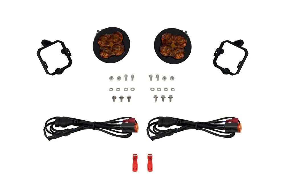 SS3 SAE/DOT Type NO Fog Light Kit Yellow (3000K) Max (38.5 watts) Yellow SAE Fog Diode Dynamics Place Order