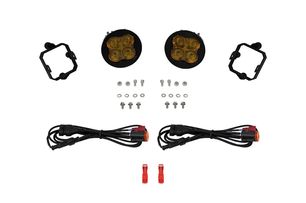 SS3 SAE/DOT Type NO Fog Light Kit Yellow (3000K) Sport (14.5 watts) Yellow SAE Fog Diode Dynamics Last Chance