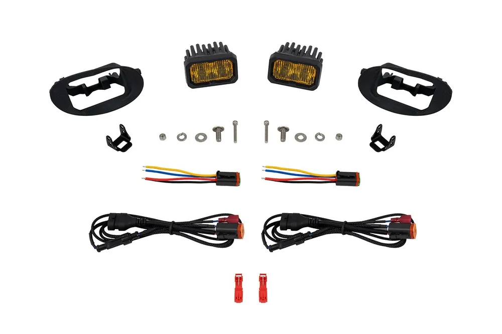 SSC2 LED Fog Light Kit for 2008-2010 Honda Odyssey, Yellow (3000K) Pro Yellow SAE Fog Diode Dynamics Editor’s Pick