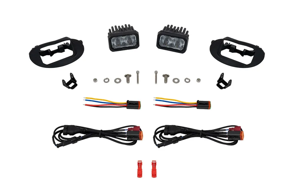 SSC2 LED Fog Light Kit for 2008-2010 Honda Odyssey, Cool White (6000K) Sport White SAE Fog Diode Dynamics Handmade