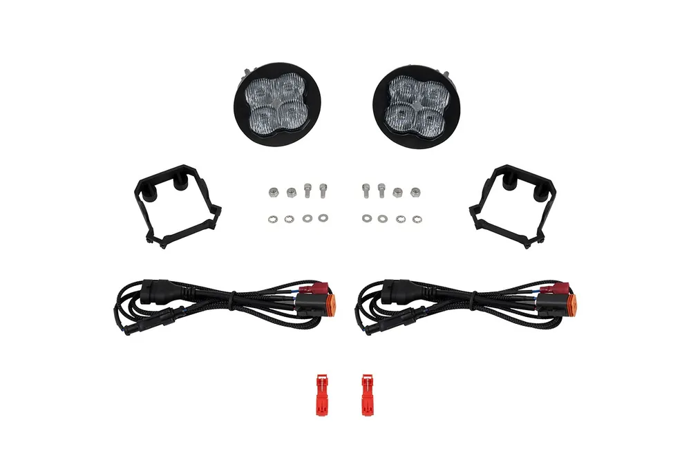 Direct From Manufacturer SS3 SAE/DOT Type Forester Fog Light Kit Cool White (6000K) Sport (14.5 watts) White SAE Fog Diode Dynamics