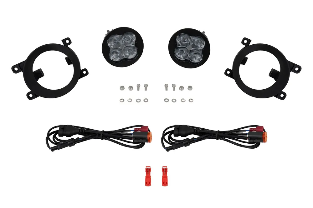 SS3 SAE/DOT Type Rav4 Fog Light Kit Cool White (6000K) Max (38.5 watts) White SAE Fog Diode Dynamics Brand New