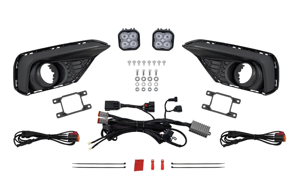 Today Only SS3 Add-On Fog Lamp Kit for 2024 Ford Mustang EcoBoost White Pro Diode Dynamics