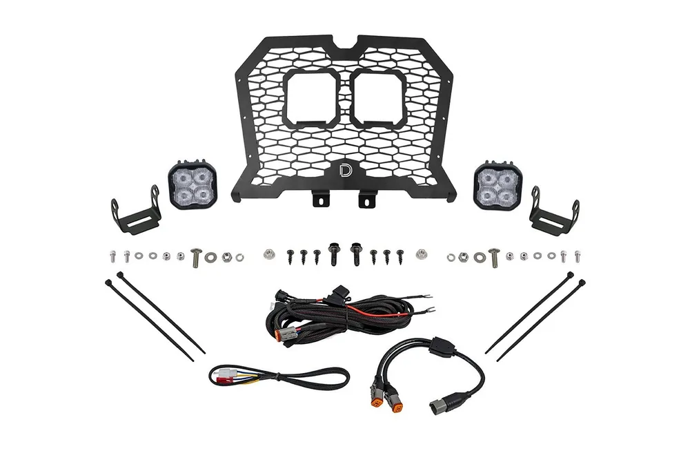 Stage Series LED Grille Kit for 2021-2024 Polaris RZR Trail, Cool White (6000K) Sport White SAE Fog Markdown
