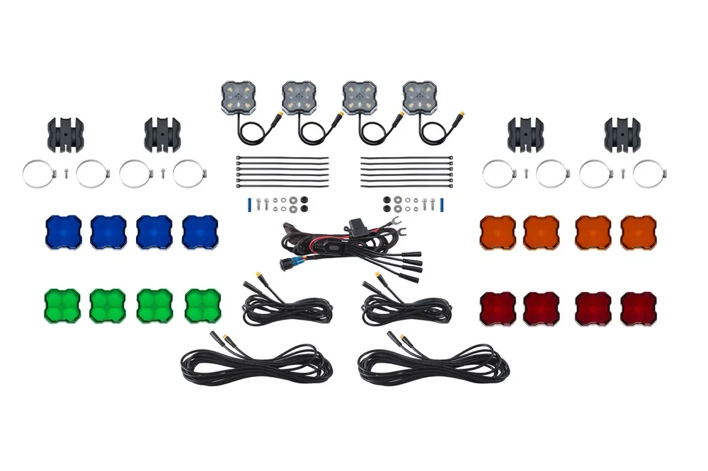 Genuine Stage Series Rock Light Installer Kit for Honda Talon, White