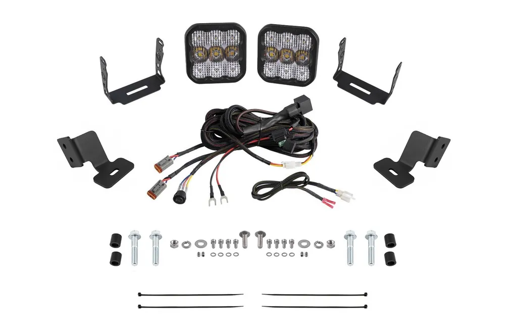 Stage Series A-Pillar Pod Kit for 2019-2024 Honda Talon, Cool White (6000K) SS5 Pro Pro White Combo Save Now