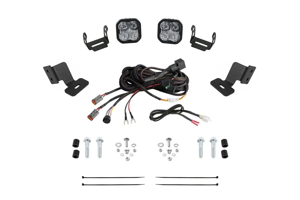 Limited Offer Stage Series A-Pillar Pod Kit for 2019-2024 Honda Talon, Cool White (6000K) SS3 Pro Pro White Combo