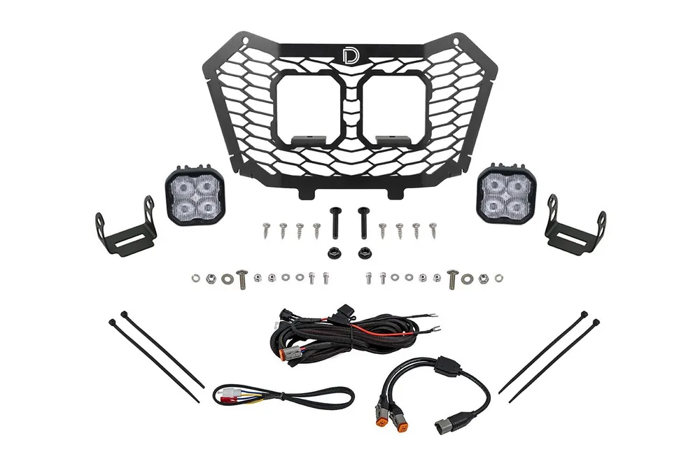 Buy Online Stage Series LED Grille Kit for 2022-2024 Honda Talon, Cool White (6000K) Sport White SAE Fog