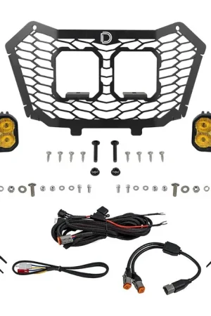 While Supplies Last Stage Series LED Grille Kit for 2022-2024 Honda Talon, Pro Yellow Fog
