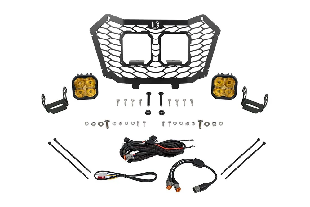 While Supplies Last Stage Series LED Grille Kit for 2022-2024 Honda Talon, Pro Yellow Fog