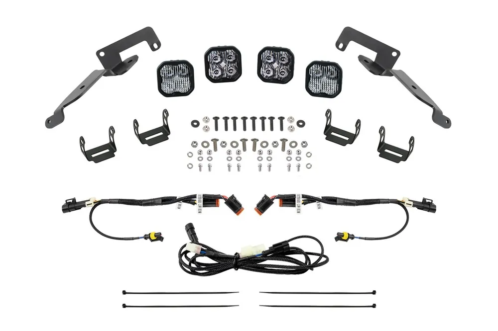 Discount SS3 LED Headlight Kit for 2022-2024 Honda Talon, Pro White ABL