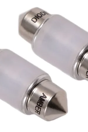31mm HP6 LED Amber (pair) Same Day Shipping