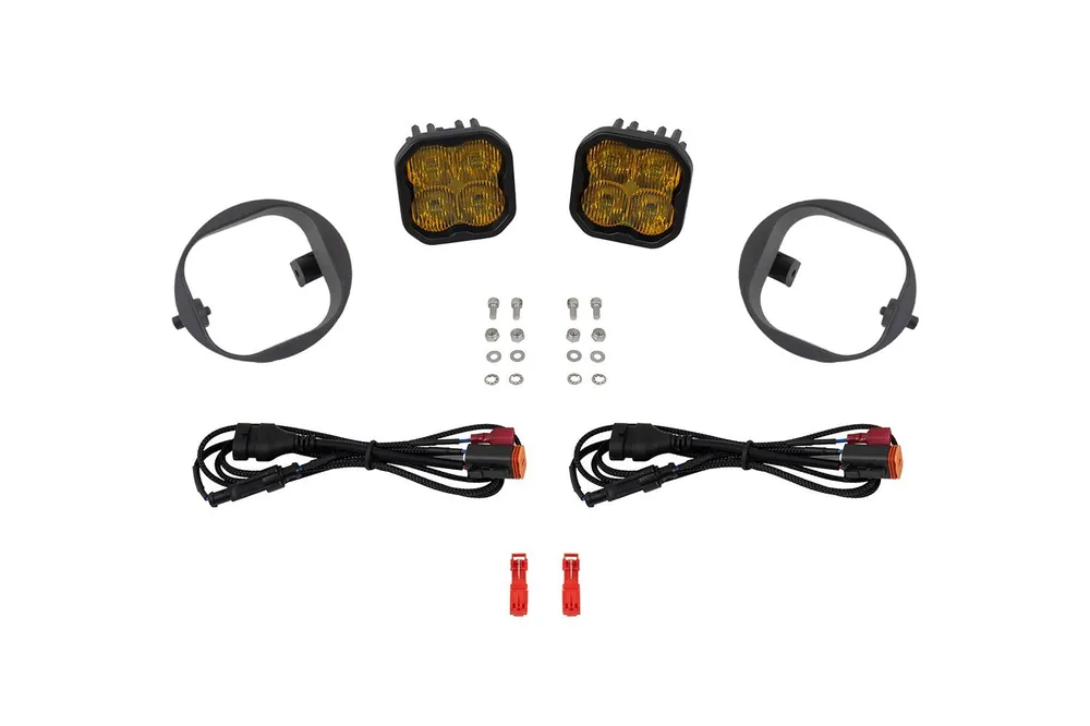 Grab Now SS3 Pro Honda Element LED Fog Light Kit, Yellow SAE Fog Diode Dynamics