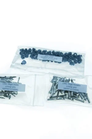 Handmade Weather Pack 16-14 Gauge Terminal Pack 30 Terminal Sets 60 Gray Seals DIYAutoTune