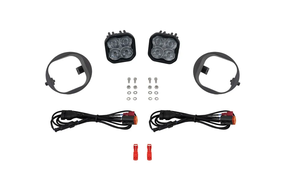 Limited Offer SS3 Sport Honda Element LED Fog Light Kit, White SAE Fog Diode Dynamics