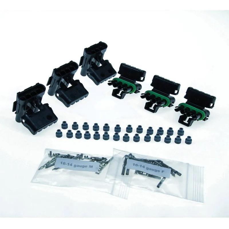 Weather Pack 4 Flat Position 16-14 Gauge 3 Pack DIYAutoTune Genuine
