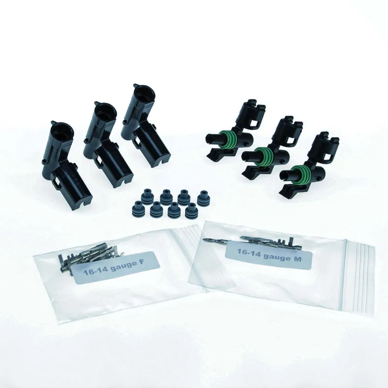 Weather Pack 1 Position 16-14 Gauge 3 Pack DIYAutoTune Brand New