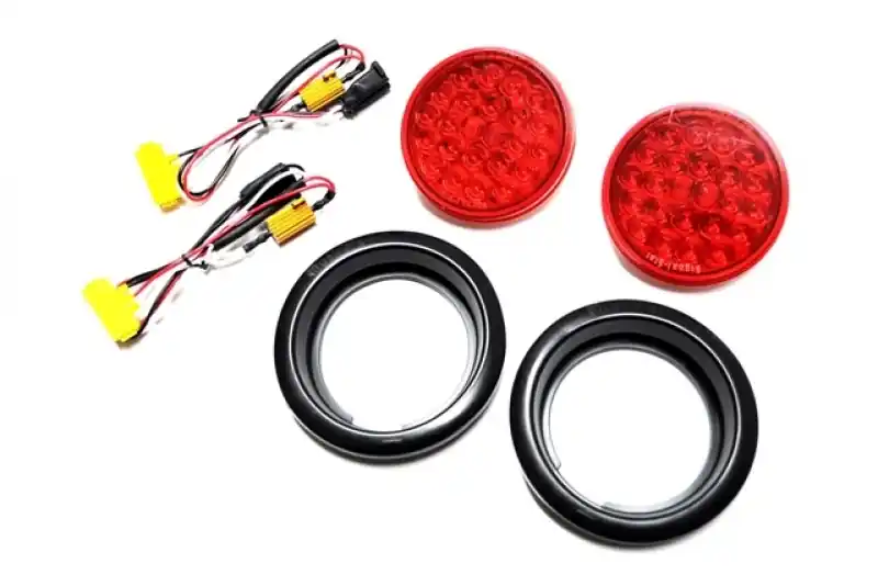 Jeep JK LED Tail Light Set Of 2 07-18 Wrangler JK EVO Manufacturing Place Order