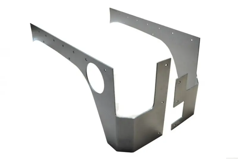 Weekend Sale Jeep JK Rear Rockskin Corners 4 Door 07-18 Wrangler JK Unlimited Raw Steel OE Tail Lights EVO Manufacturing