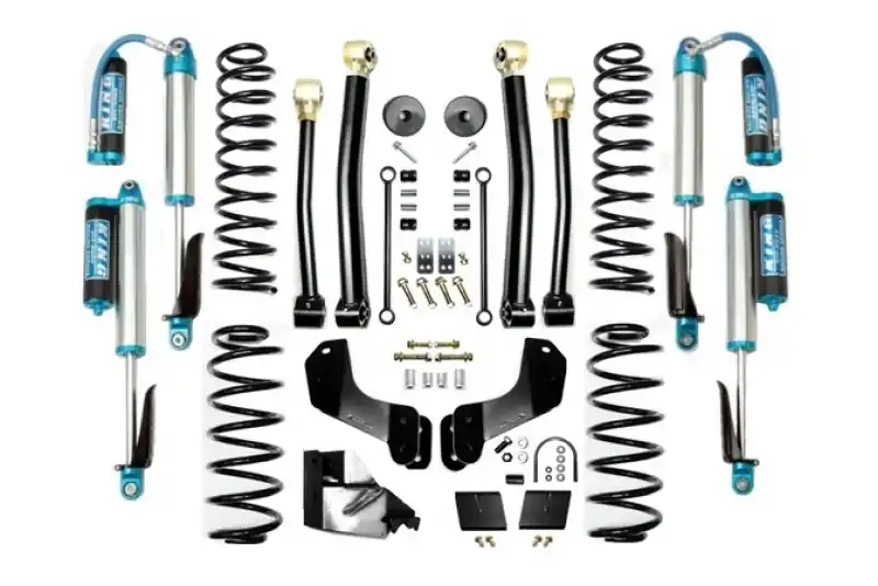 Premium Jeep JL 4.5 Inch Lift Kit 18-Pres Wrangler JL Enforcer Overland Lift Stage 3 with EVO SPEC King 2.5 Inch Shocks EVO Mfg
