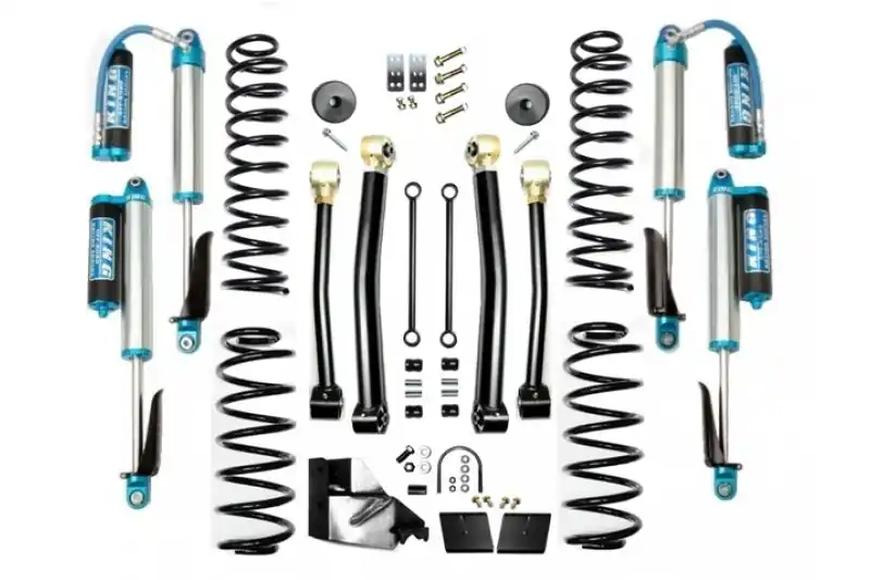 Reduced Price Jeep JL 4.5 Inch Lift Kit 18-Pres Wrangler JL Enforcer Lift Stage 3 with EVO SPEC King 2.5 Inch Shocks EVO Mfg
