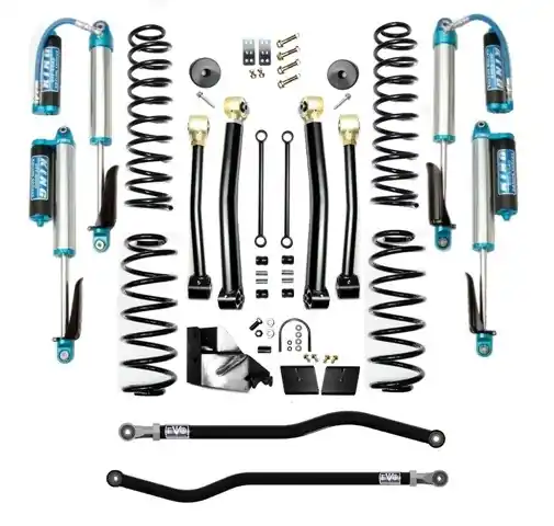 Jeep JL 3.5 Inch Lift Kit 18-Pres Wrangler JL Enforcer Lift Stage 3 Plus with EVO SPEC King 2.5 Inch Shocks EVO Mfg Best Choice