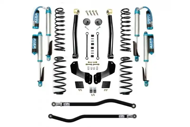 Fast Shipping Jeep JL 2.5 Inch Lift Kit 18-Pres Wrangler JL Enforcer Overland Lift Stage 2 Plus with EVO SPEC King 2.5 Inch Shocks EVO Mfg