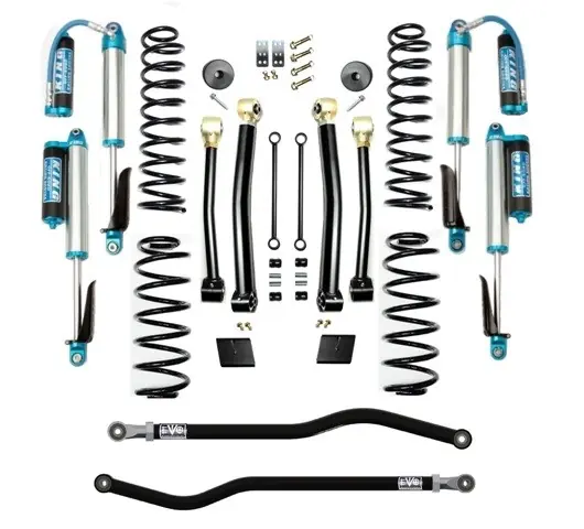 Trusted Brand Jeep JL 2.5 Inch Lift Kit 18-Pres Wrangler JL Enforcer Lift Stage 3 Plus with EVO SPEC King 2.5 Inch Shocks EVO Mfg