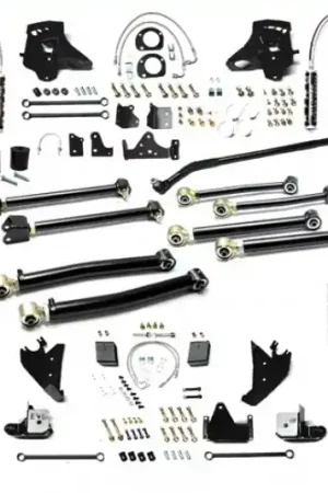 Affordable Jeep JK Coil Over Upgrade Kit 07-18 Wrangler JK Enforcer Pro Stage 3 Black EVO Mfg