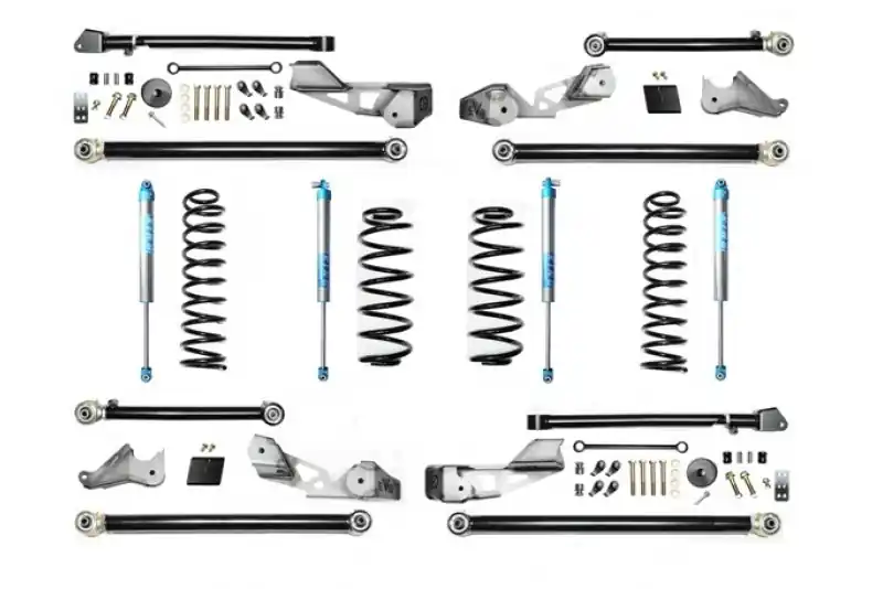 Jeep Wrangler JLU 2.5 Inch High Clearance Long Arm w/EVO SPEC King 2.0 Inch Shocks EVO Manufacturing Best Seller