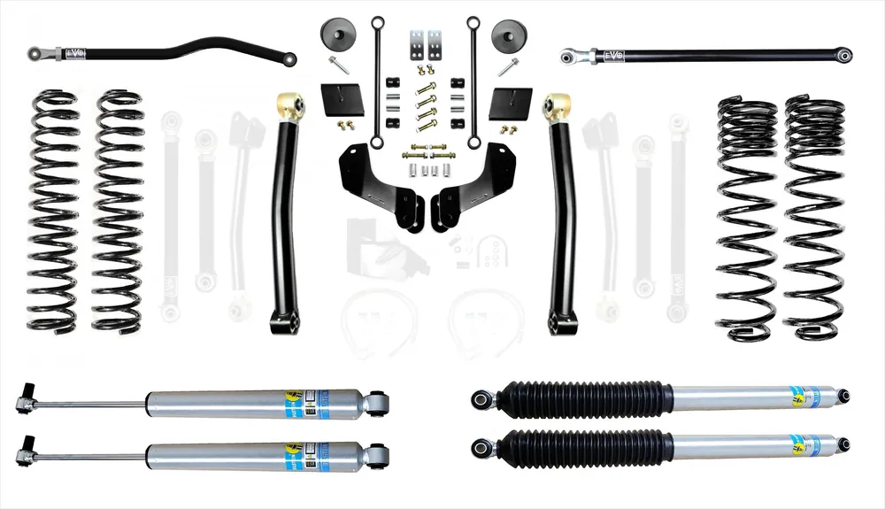 Bargain Jeep Gladiator JT Diesel 2.5 Inch Enforcer Overland Lift Stage 2 Plus w/ Bilstein Shocks EVO Manufacturing