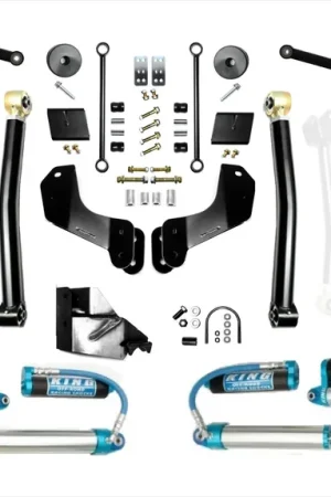 Authentic Jeep Wrangler JL Diesel 4.5 Inch Enforcer Overland Lift Stage 4 Plus w/ EVO SPEC King 2.5 Inch Shocks with Adjusters EVO Manufacturing
