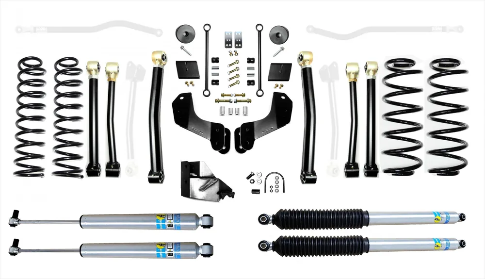18-Present Jeep Wrangler JL 4.5 Inch Enforcer Overland 4XE Lift Stage 4 with Bilstein Shocks EVO Manufacturing Free Shipping