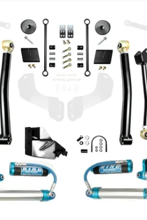 18-Present Jeep Wrangler JL 4.5 Inch Enforcer 4XE Lift Stage 4 w/ EVO SPEC King 2.5 Shocks EVO Manufacturing Final Sale