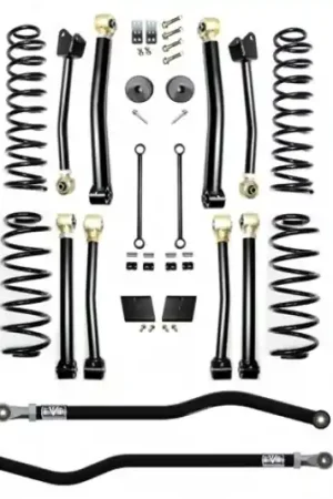 18-Present Jeep Wrangler JL 2.5 Inch Enforcer 4XE Lift Stage 4 Plus with EVO SPEC King 2.0 Shocks EVO Manufacturing Best Seller