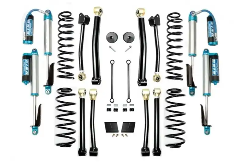 Authentic 18-Present Jeep Wrangler JL 2.5 Inch Enforcer 4XE Lift Stage 4 with EVO SPEC King 2.5 Shocks EVO Manufacturing