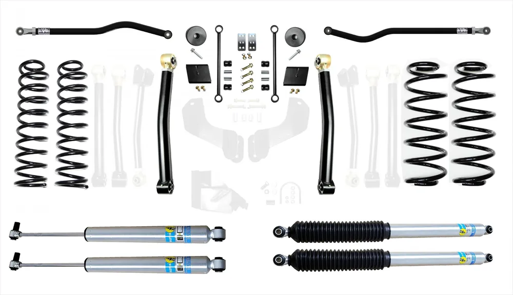 18-Present Jeep Wrangler JL 2.5 Inch Enforcer 4XE Lift Stage 2 Plus with Bilstein Shocks EVO Manufacturing Price Drop