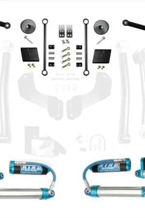 18-Present Jeep Wrangler JL 2.5 Inch Enforcer 4XE Lift Stage 1 Plus with EVO SPEC King 2.5 Shocks with Adjusters EVO Manufacturing Price Cut