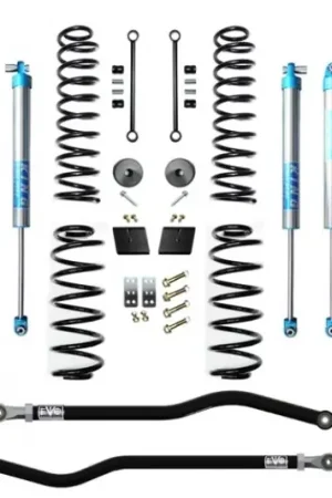 18-Present Jeep Wrangler JL 2.5 Inch Enforcer 4XE Lift Stage 1 Plus with EVO SPEC King 2.0 Shocks EVO Manufacturing Order Now