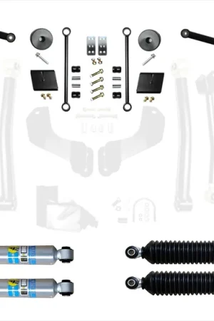 18-Present Jeep Wrangler JL 2.5 Inch Enforcer 4XE Lift Stage 1 Plus with Bilstein Shocks EVO Manufacturing Hassle-Free Returns