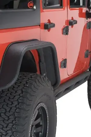 Don’t Miss Out Jeep JK Tube Fenders 07-18 Wrangler JK Front/Rear Set Of 4 Steel Black Textured Powdercoat Fishbone Offroad