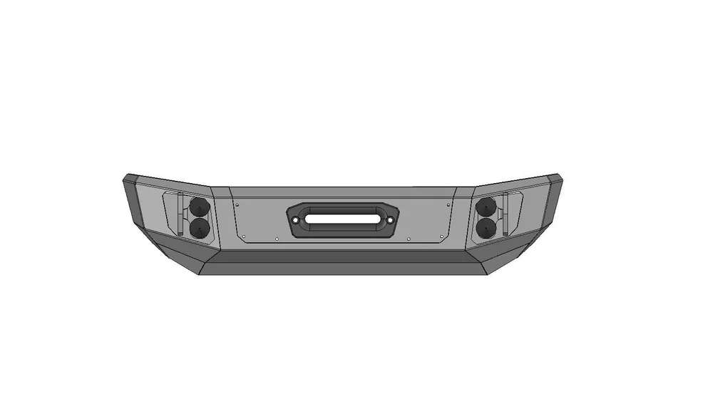 Luxury 18-19 Wrangler JL Front Stubby Winch Ready Bumper Flog Industries