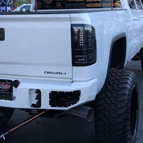15-19 Sierra 2500/3500 Rear Bumper Flog Industries High Quality