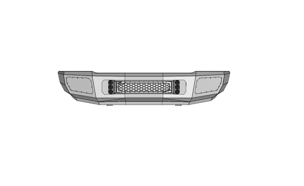 Exclusive 15-19 Silverado 2500/3500 Front Bumper Flog Industries