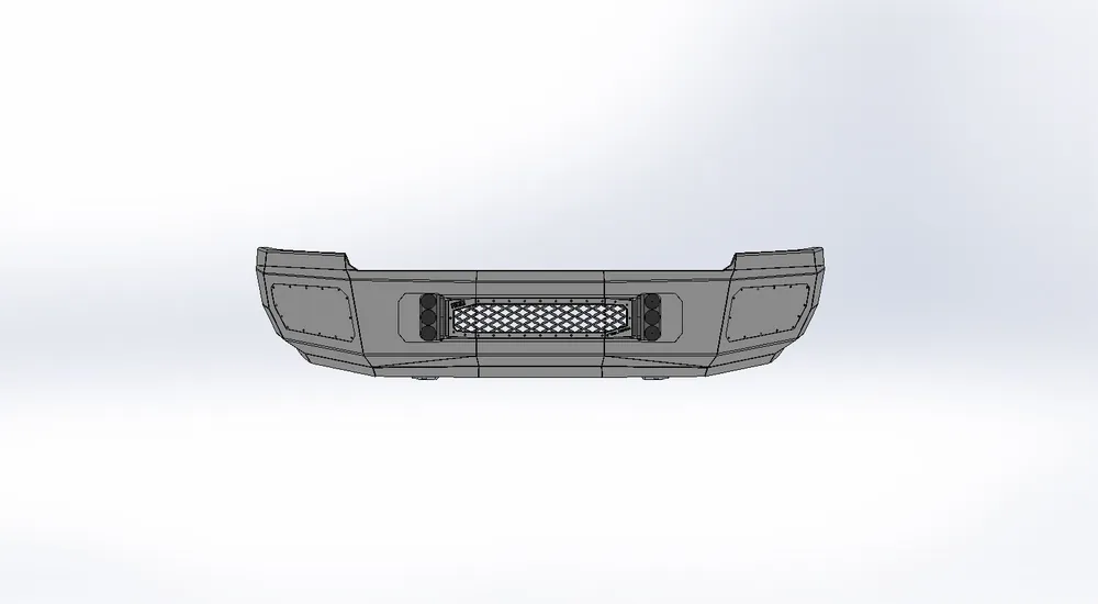 11-14 Silverado 2500/3500 Front Bumper with Sensors Flog Industries Bargain
