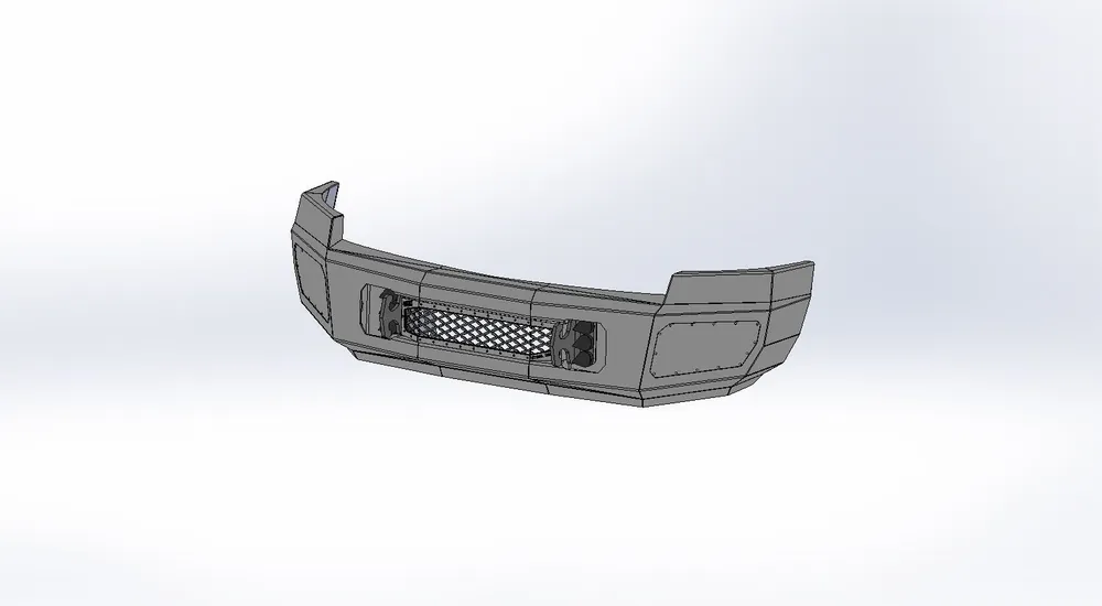 Secure Checkout 08-10 Silverado 2500/3500 Front Bumper with Sensors Flog Industries