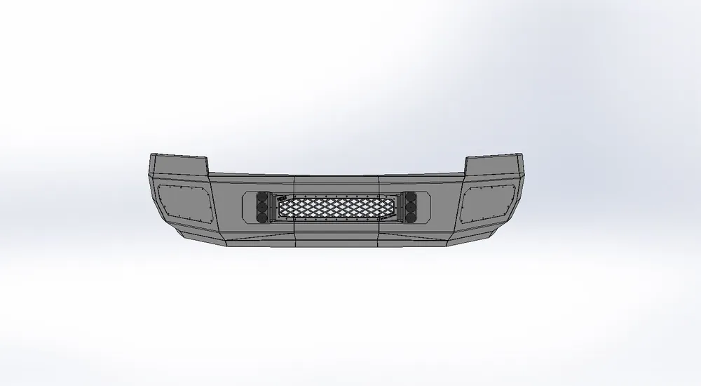 In Demand 08-10 Silverado 2500/3500 Front Bumper Flog Industries