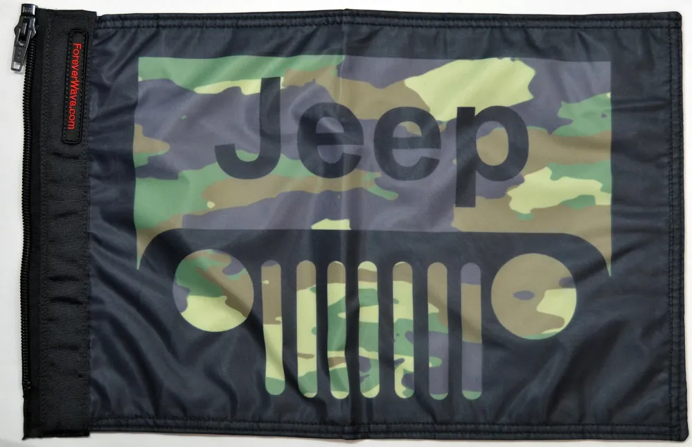Jeep Grill Camo Flag Forever Wave Best Price