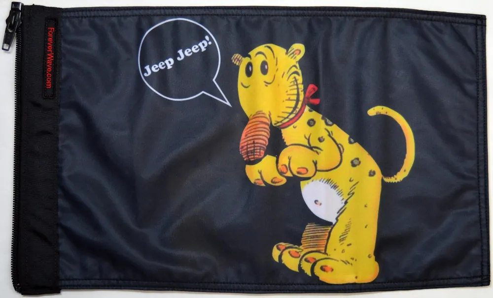 Get Yours Eugene The Jeep Flag Forever Wave