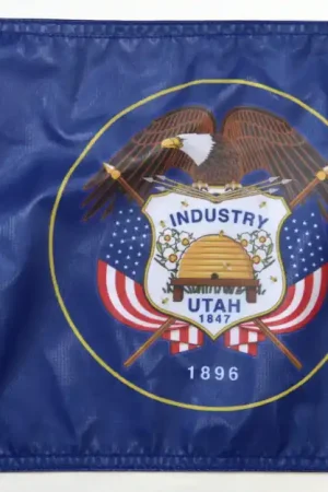 Warranty Included State Flag Utah Forever Wave